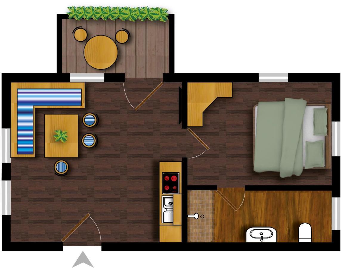Staimicher Hoehen - Premium Appartements Kurort Steinbach-Hallenberg 객실 사진